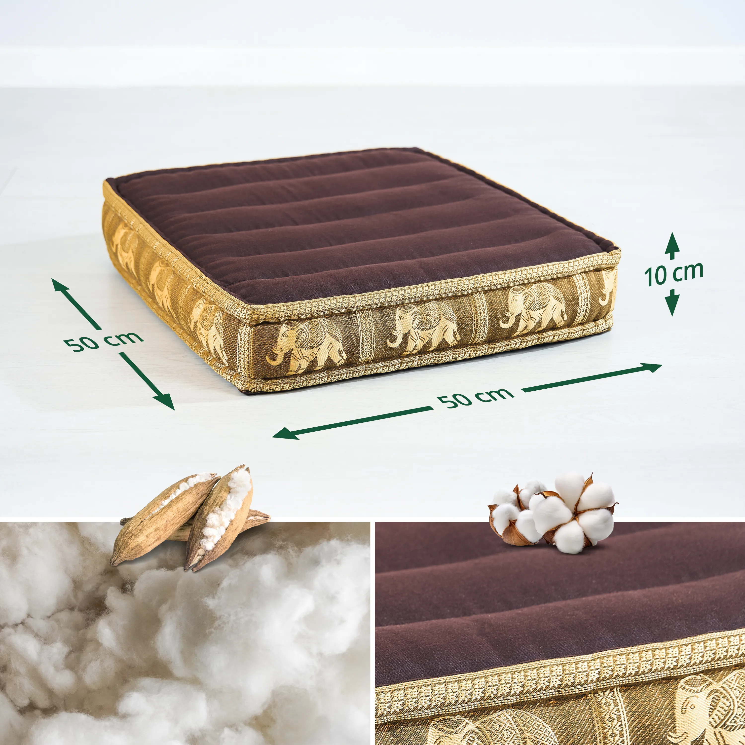 Kapok Bodensitzkissen, Deluxe