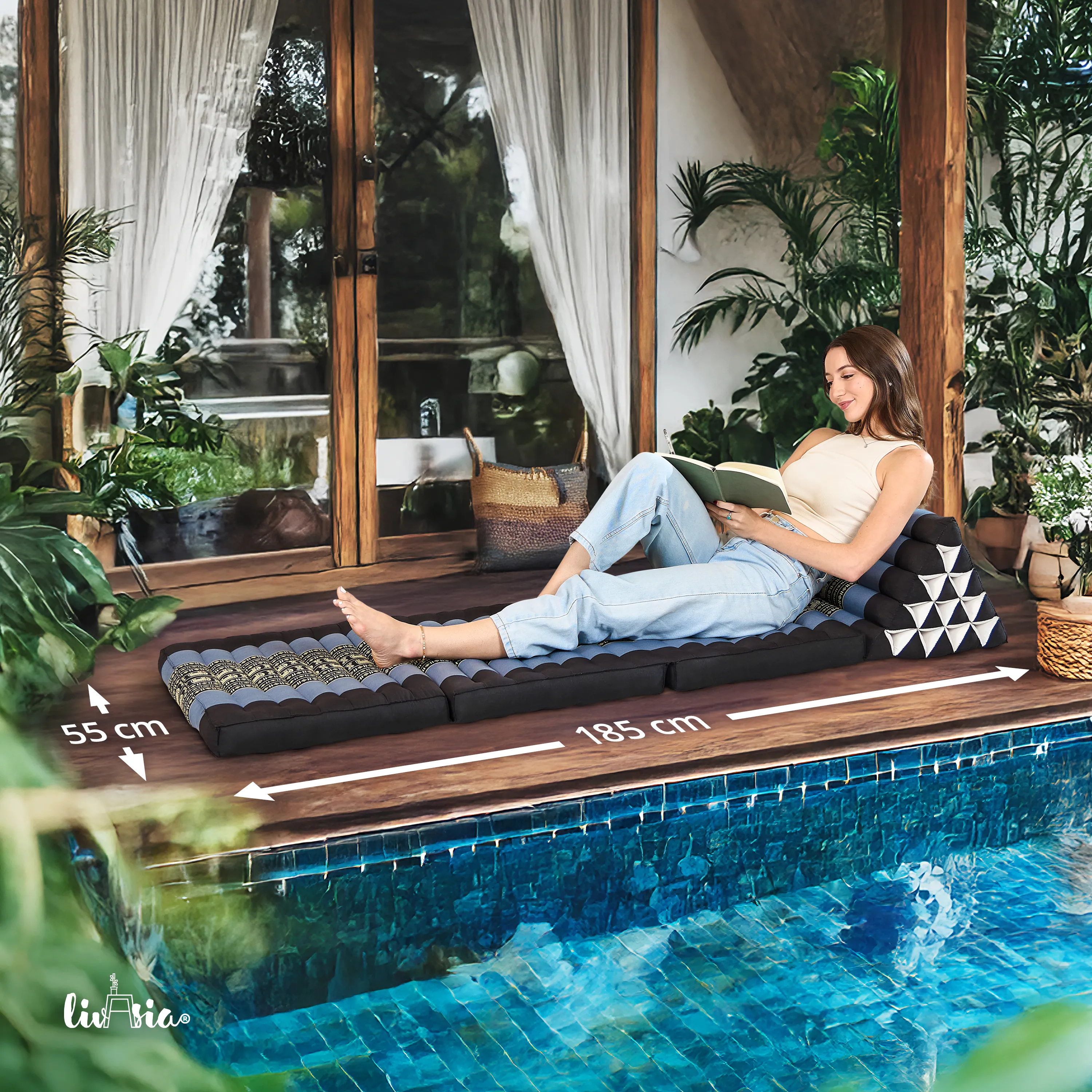 Kapok Thaikissen XXL hoch
