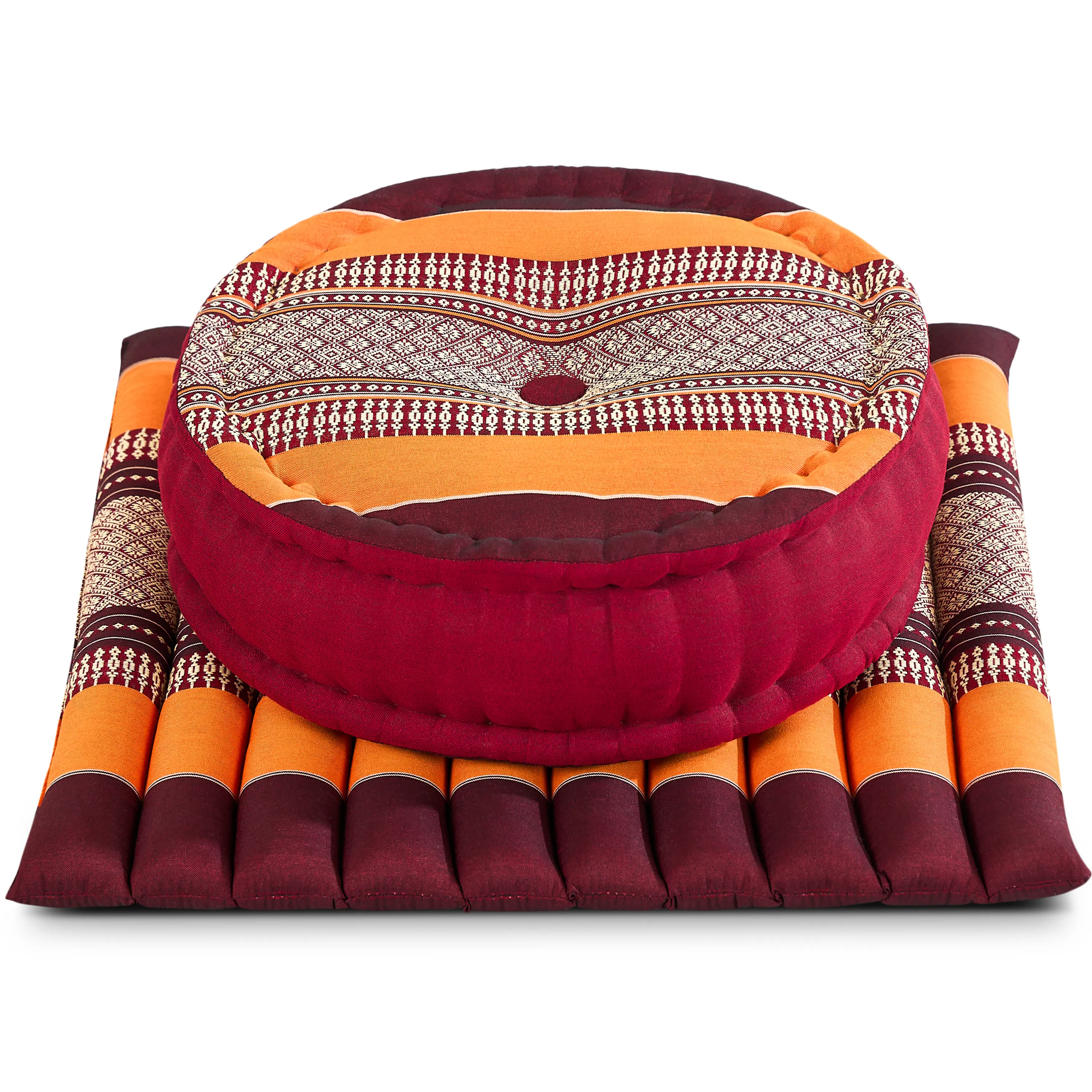 Kapok Meditationskissen Set L