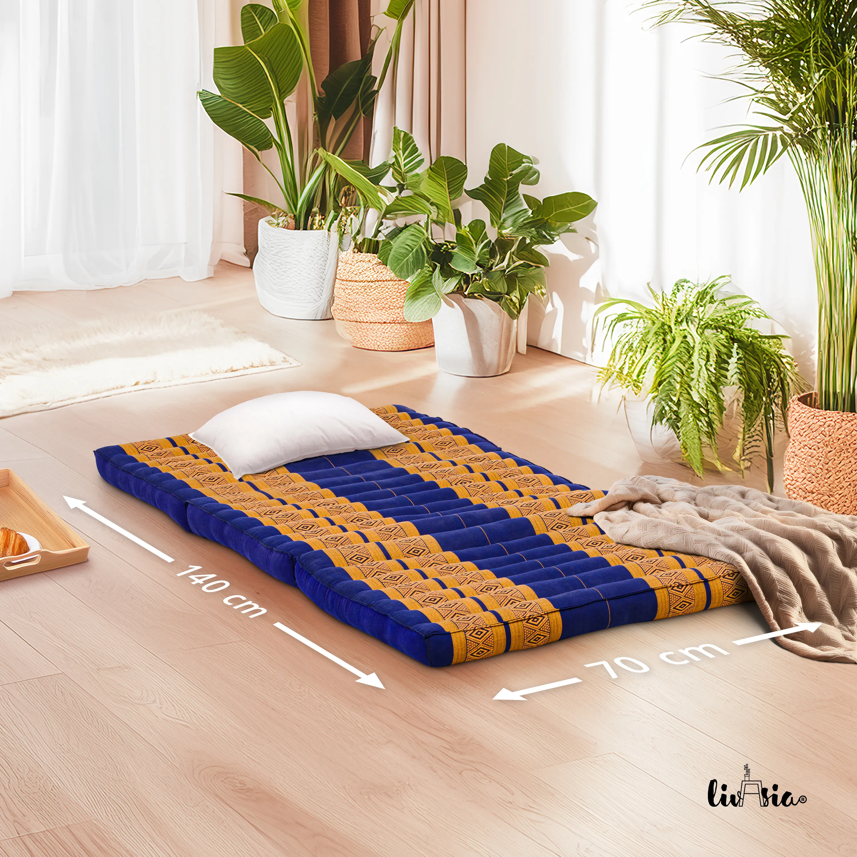 Kapok Kinderklappmatratze, 70 cm breit