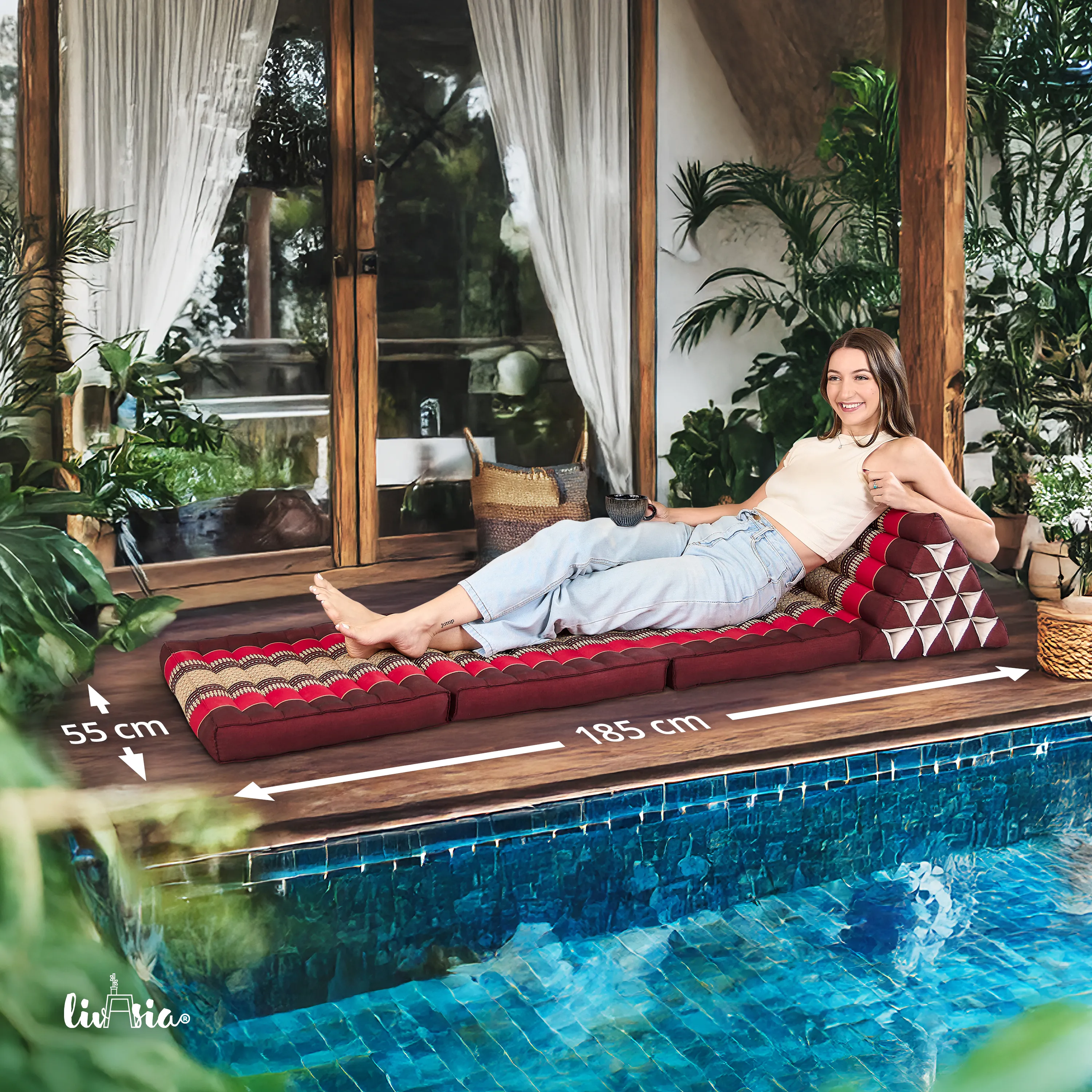 Kapok Thaikissen XXL hoch