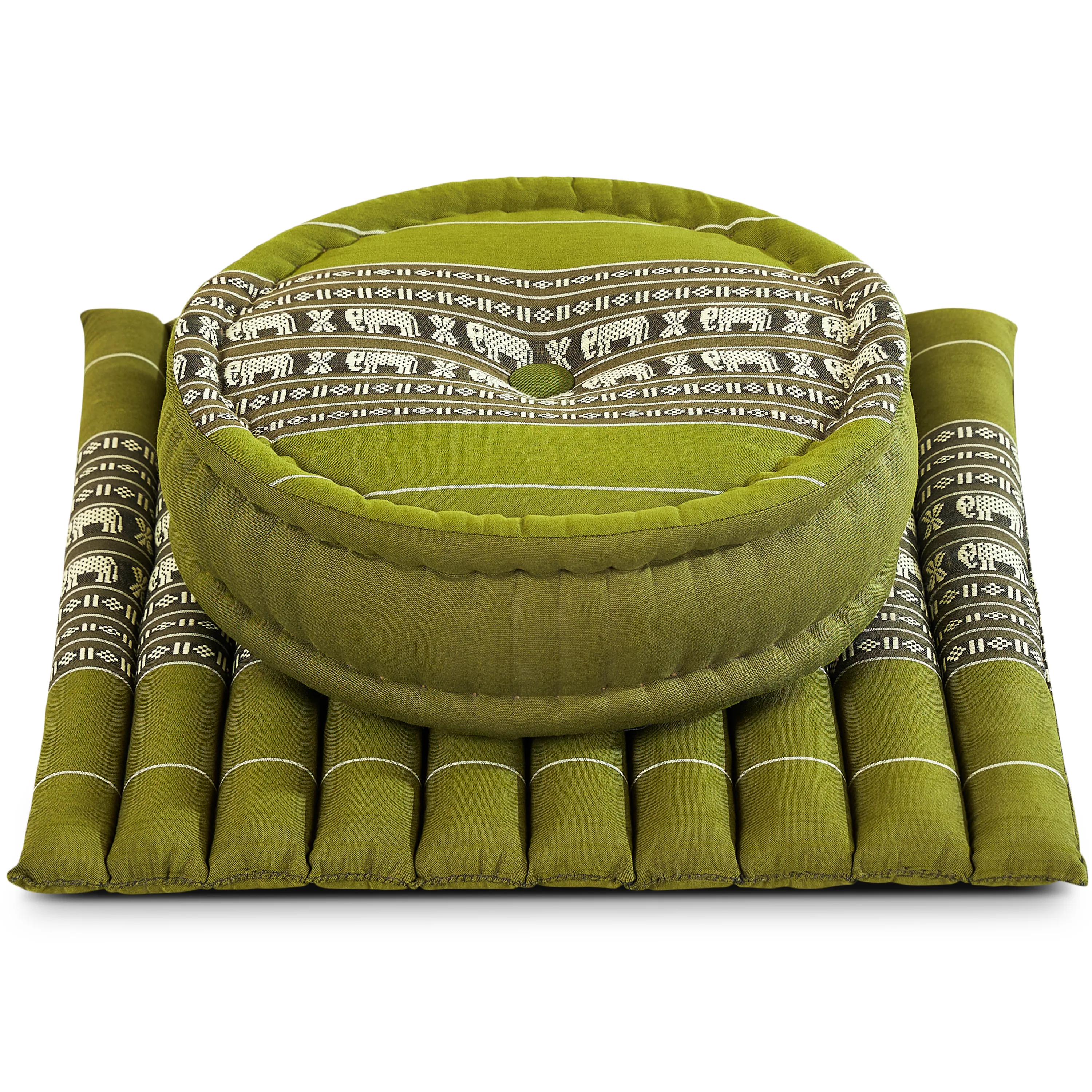 Kapok Meditationskissen Set L