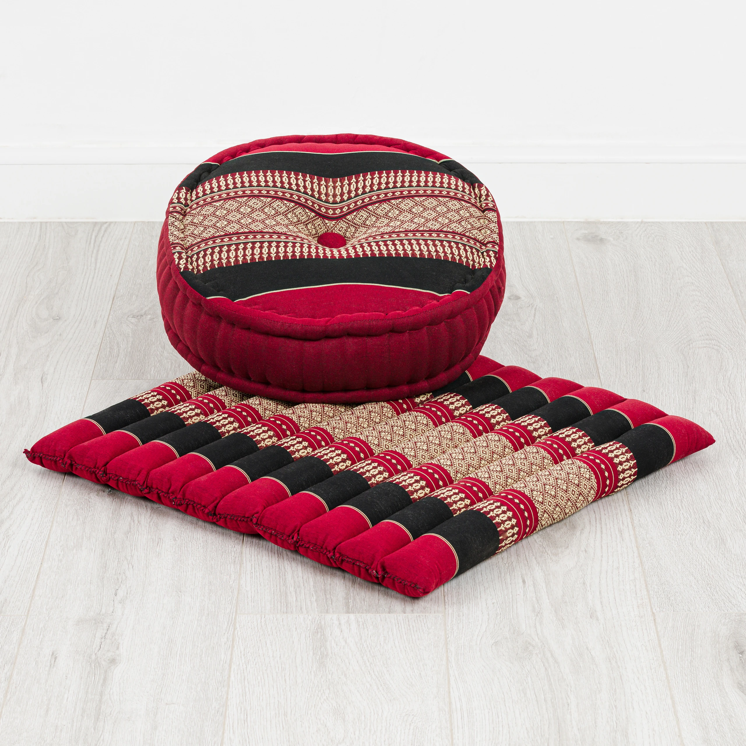 Kapok Meditationskissen Set L