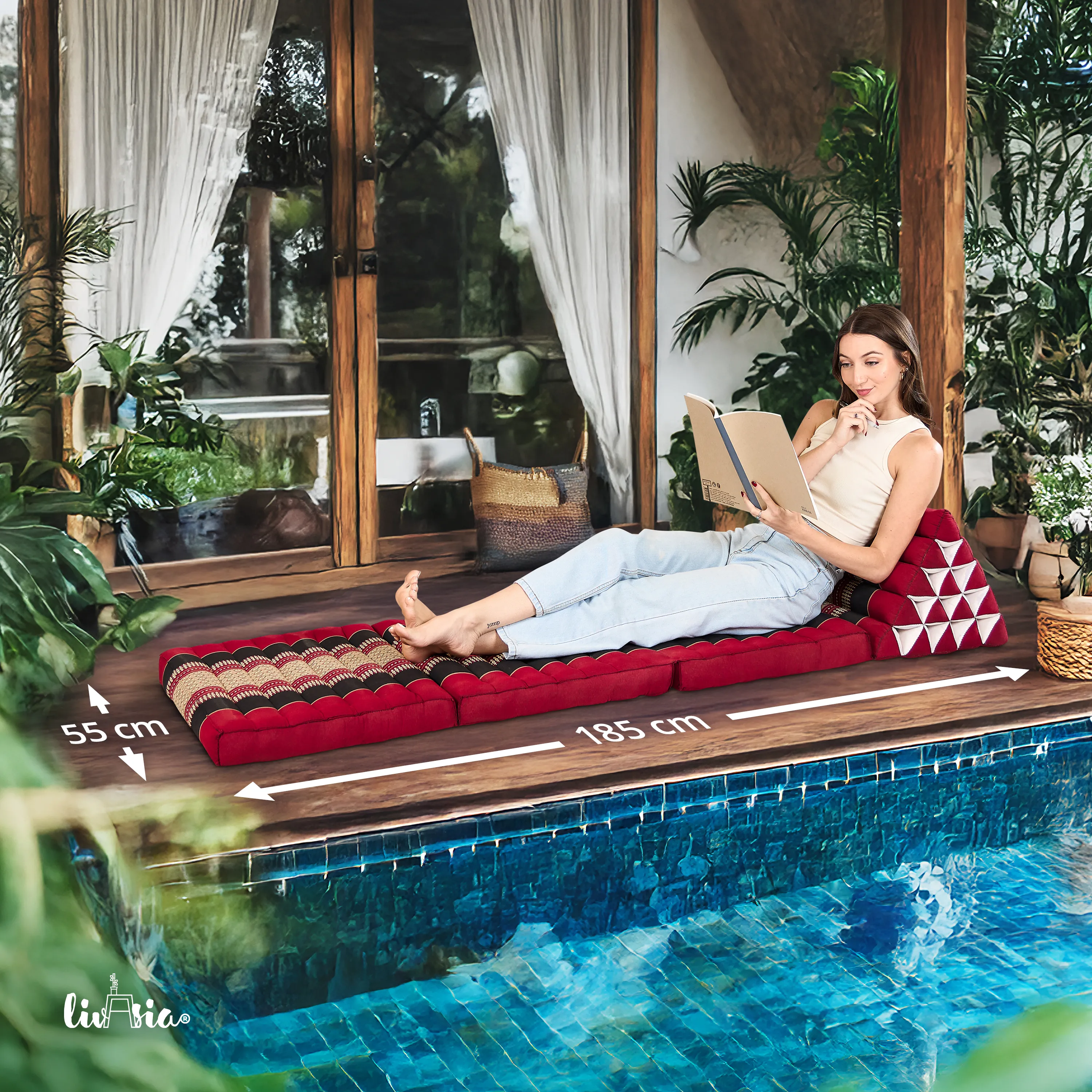 Kapok Thaikissen XXL hoch