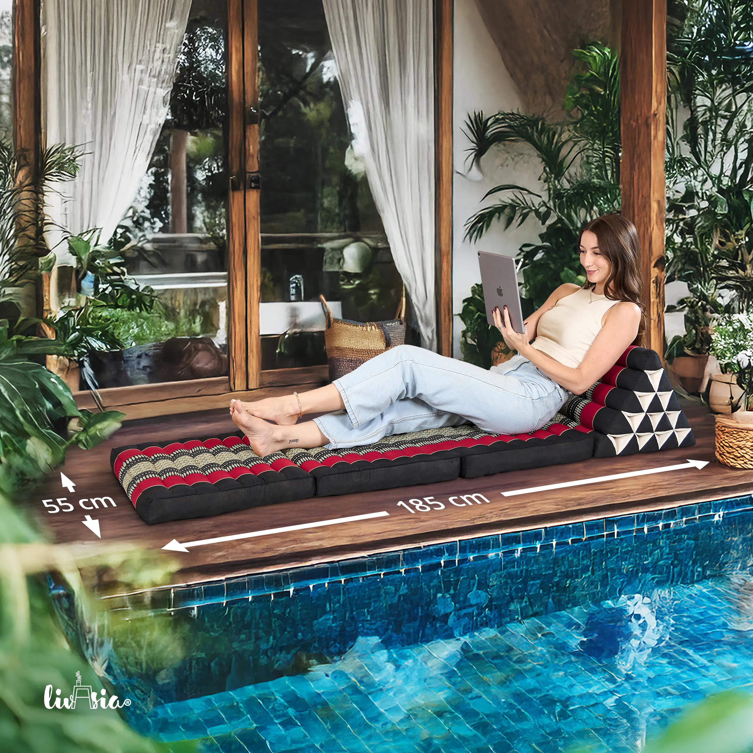 Kapok Thaikissen XXL hoch