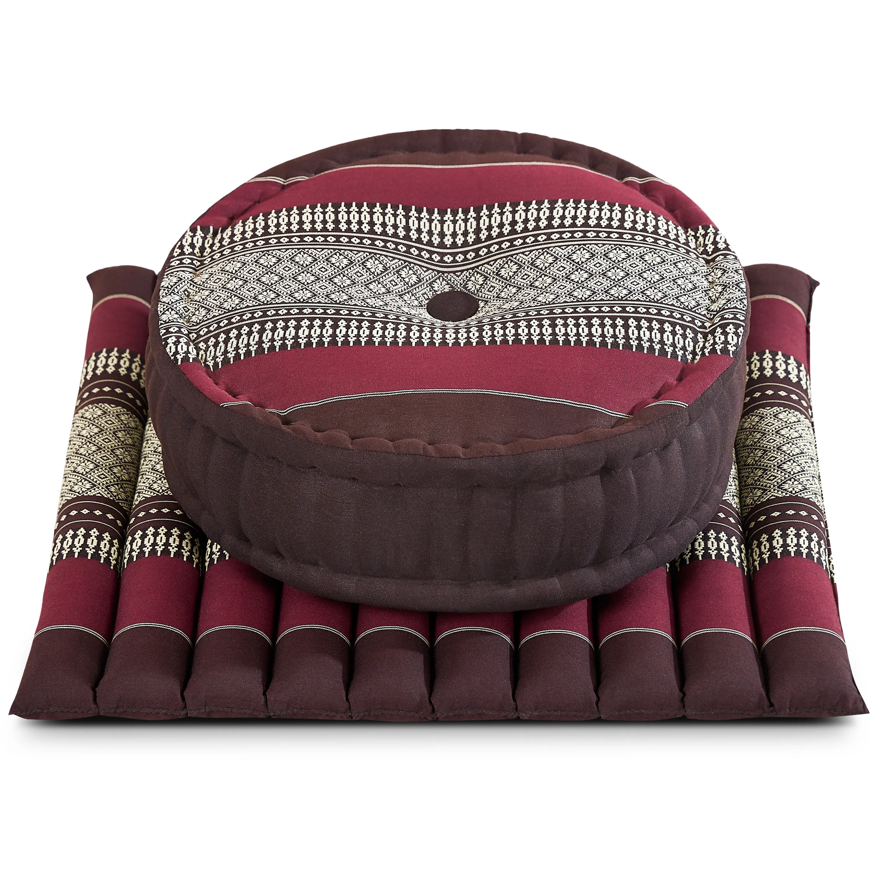 Kapok Meditationskissen Set L