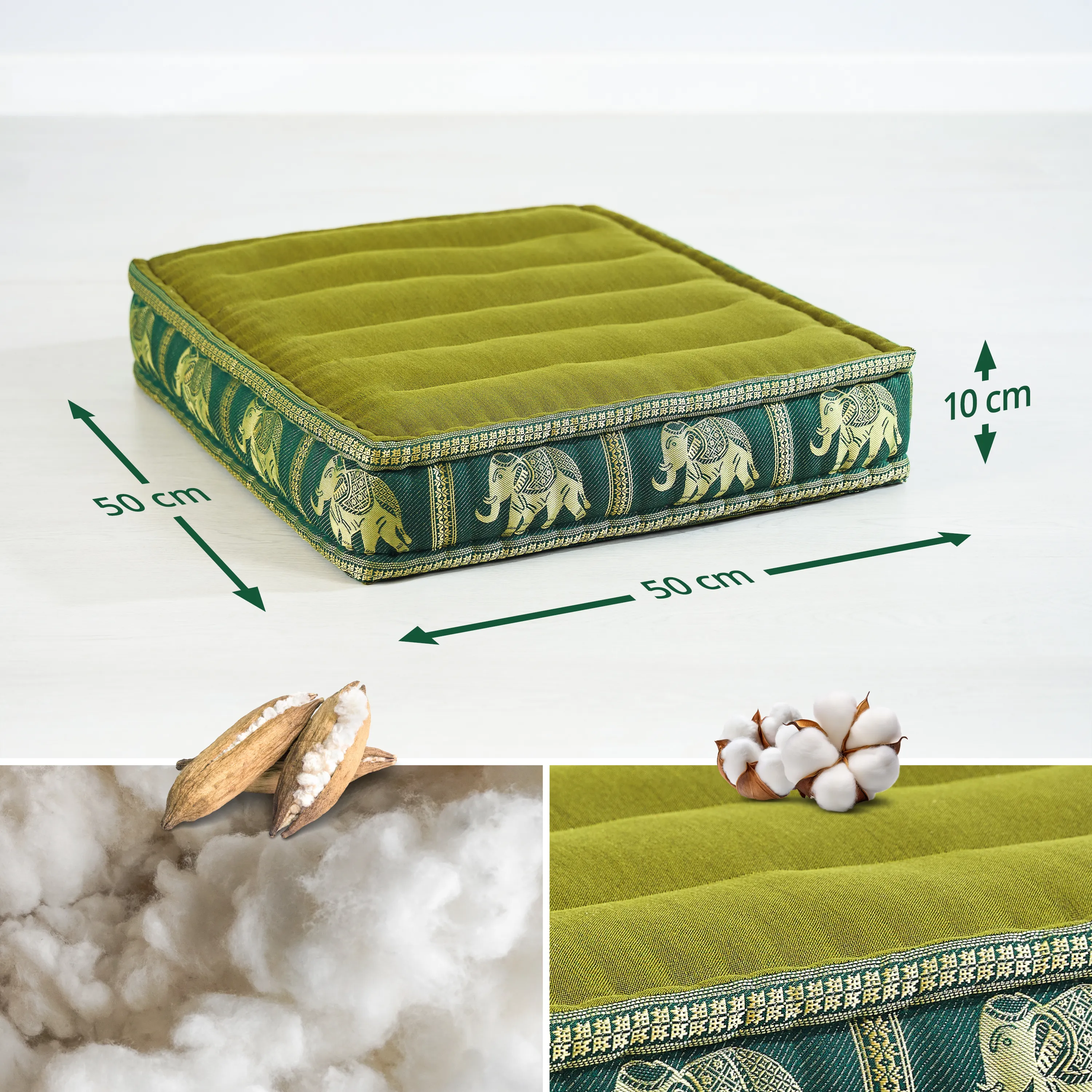 Kapok Bodensitzkissen, Deluxe