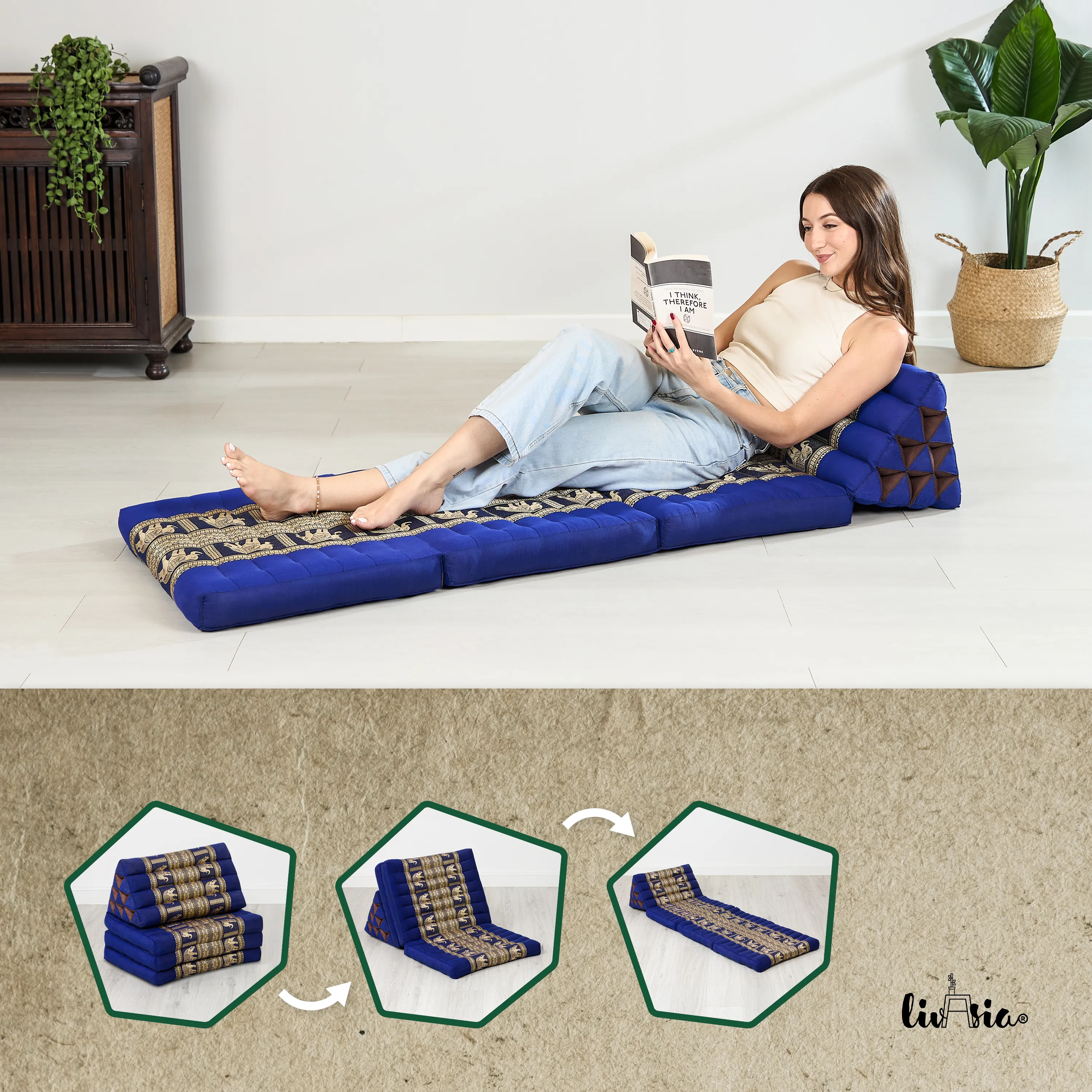 Kapok Thaikissen 3 Auflagen, Deluxe