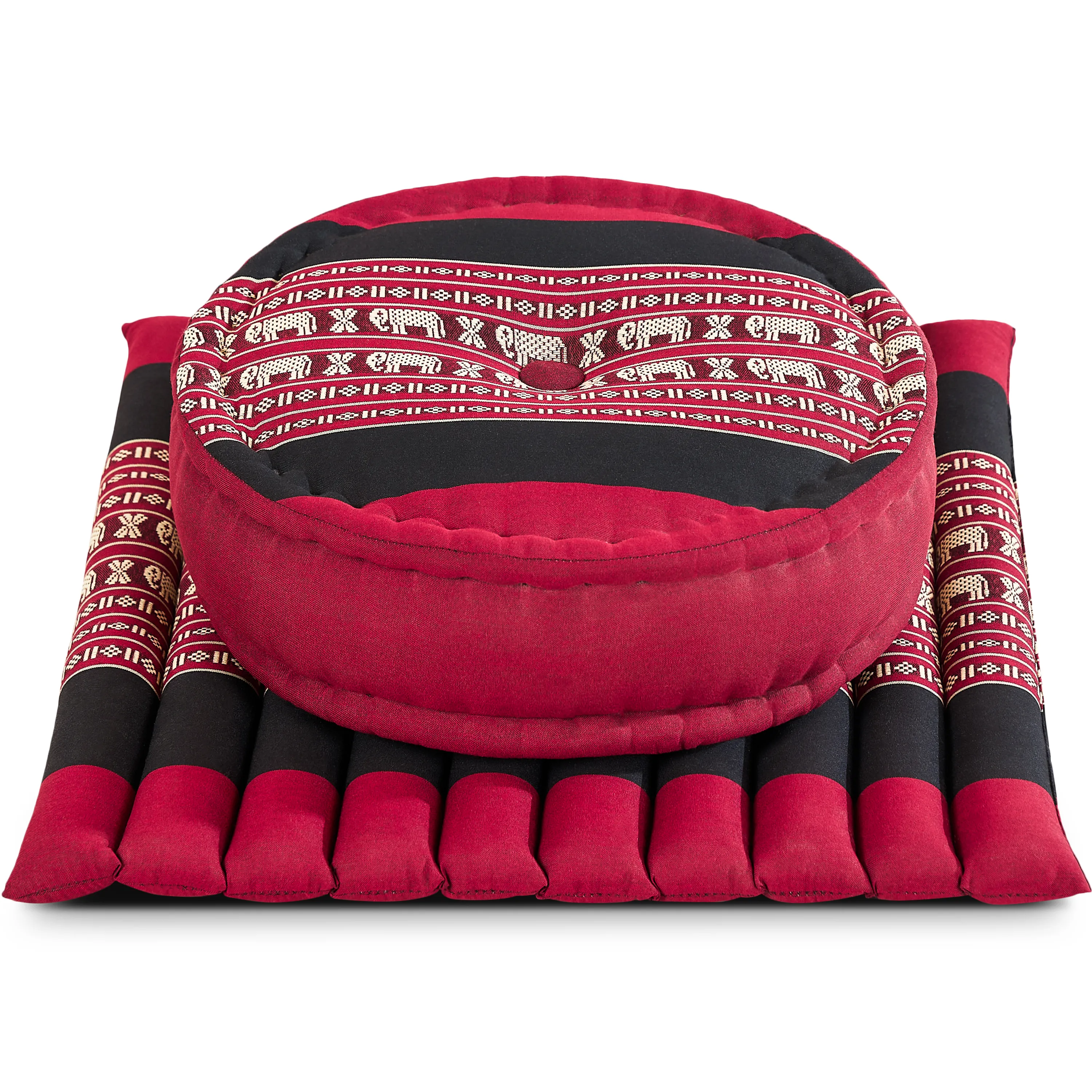 Kapok Meditationskissen Set L