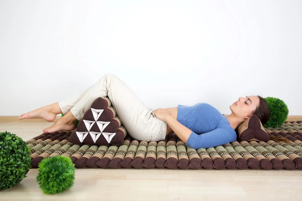 Kapok Dreieckskissen breit