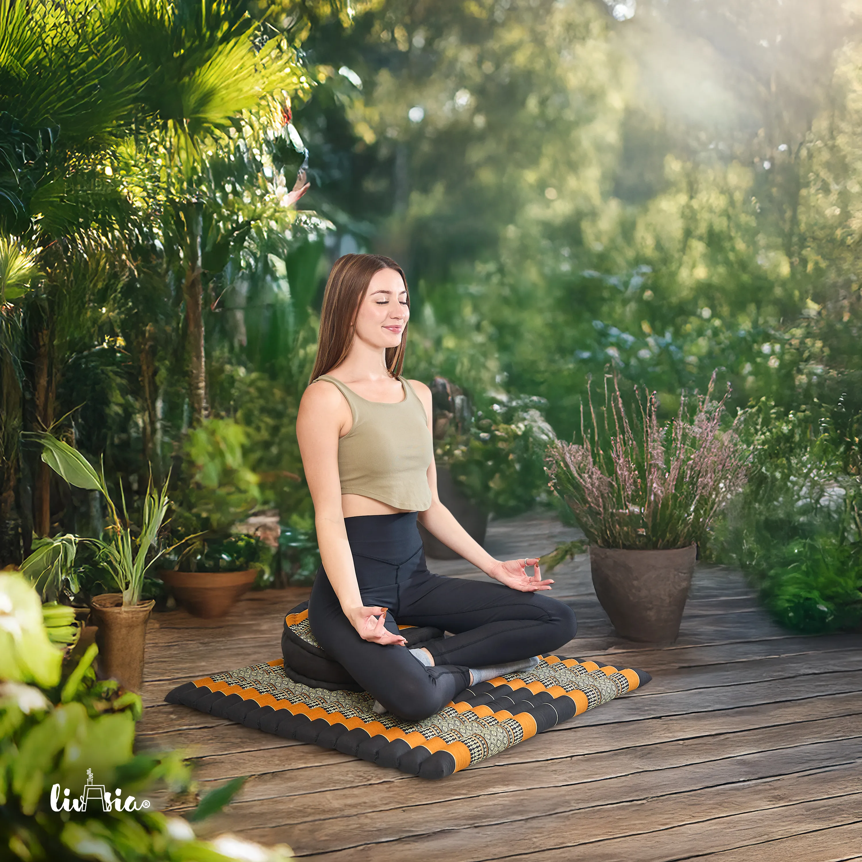 Kapok Meditationskissen Set XL