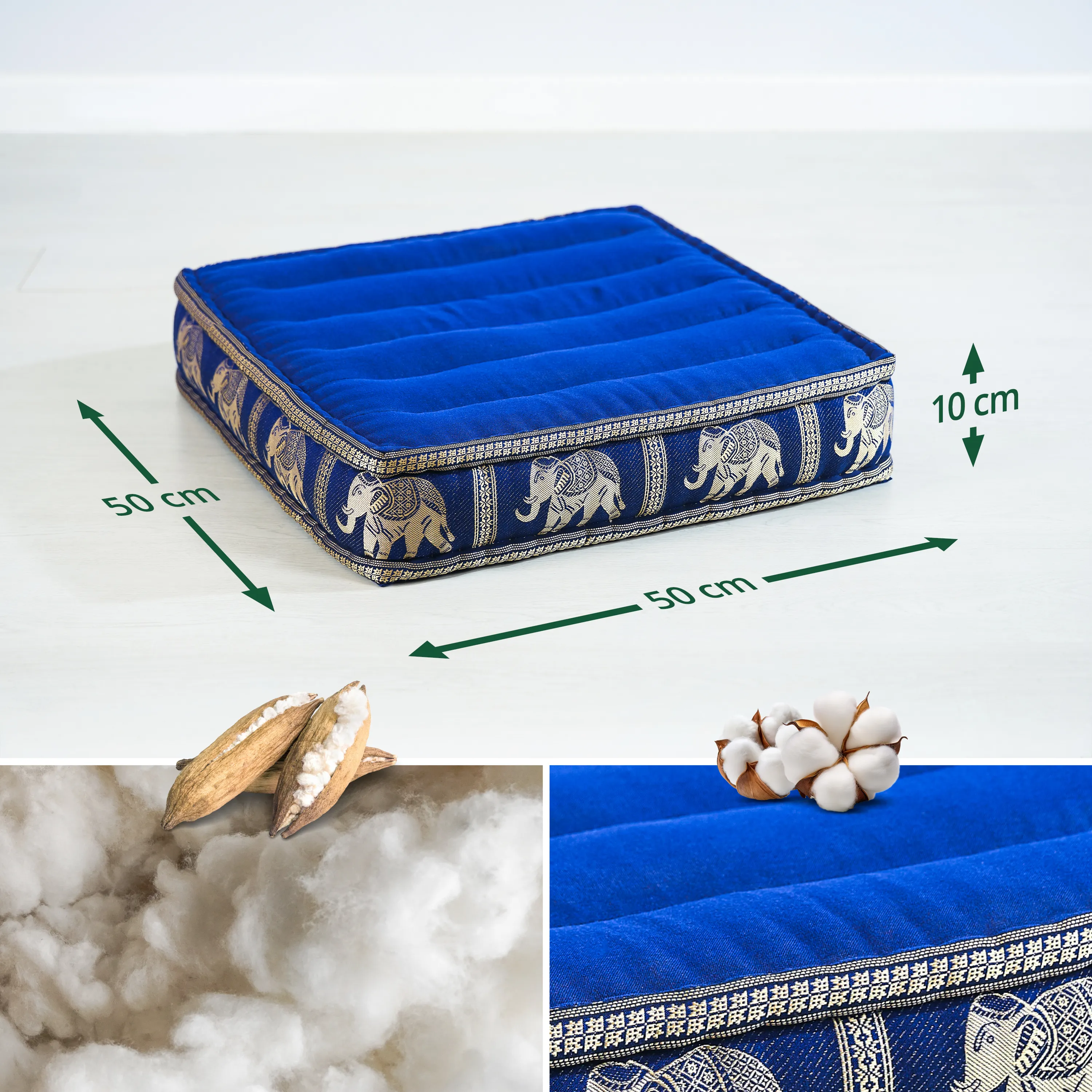 Kapok Bodensitzkissen, Deluxe