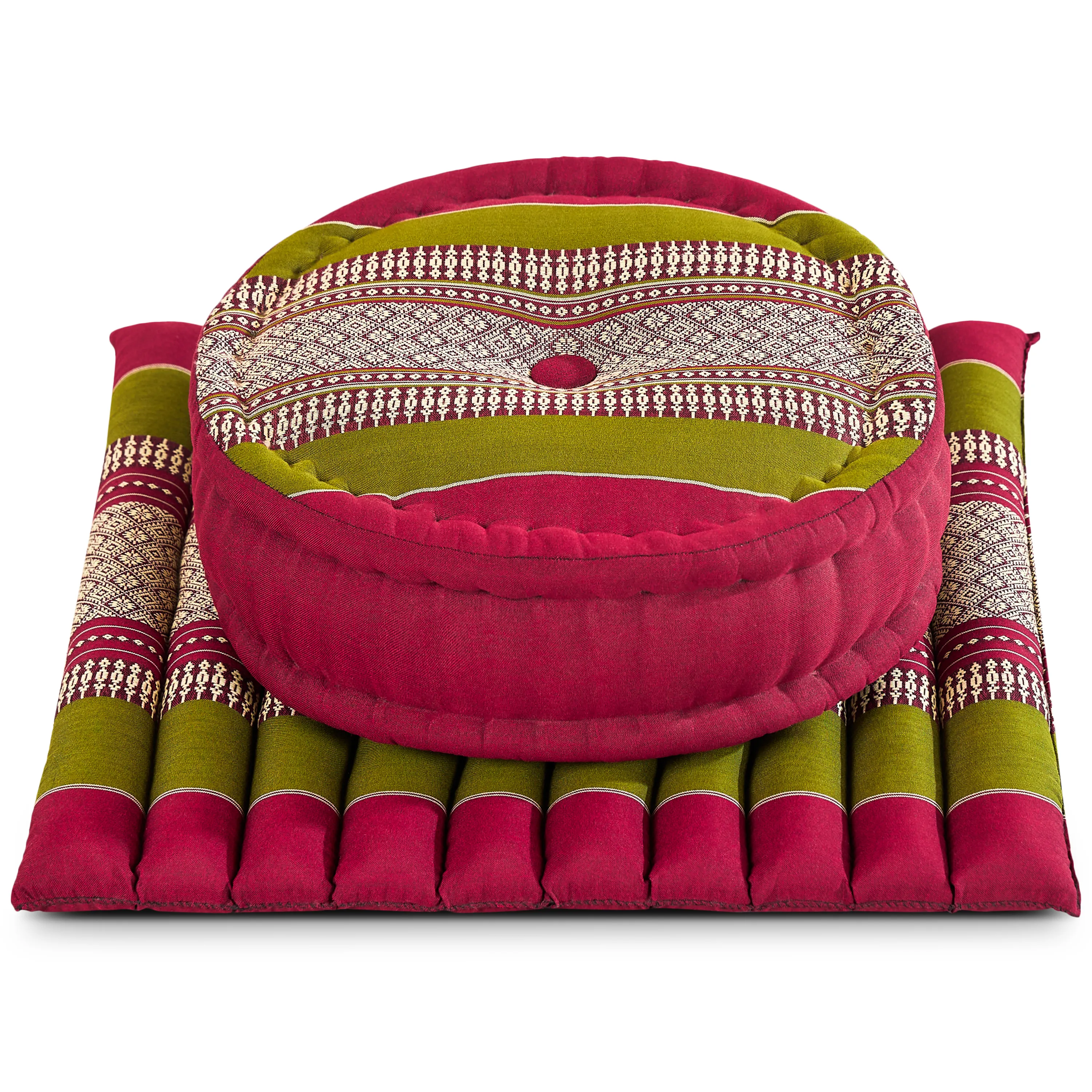 Kapok Meditationskissen Set L