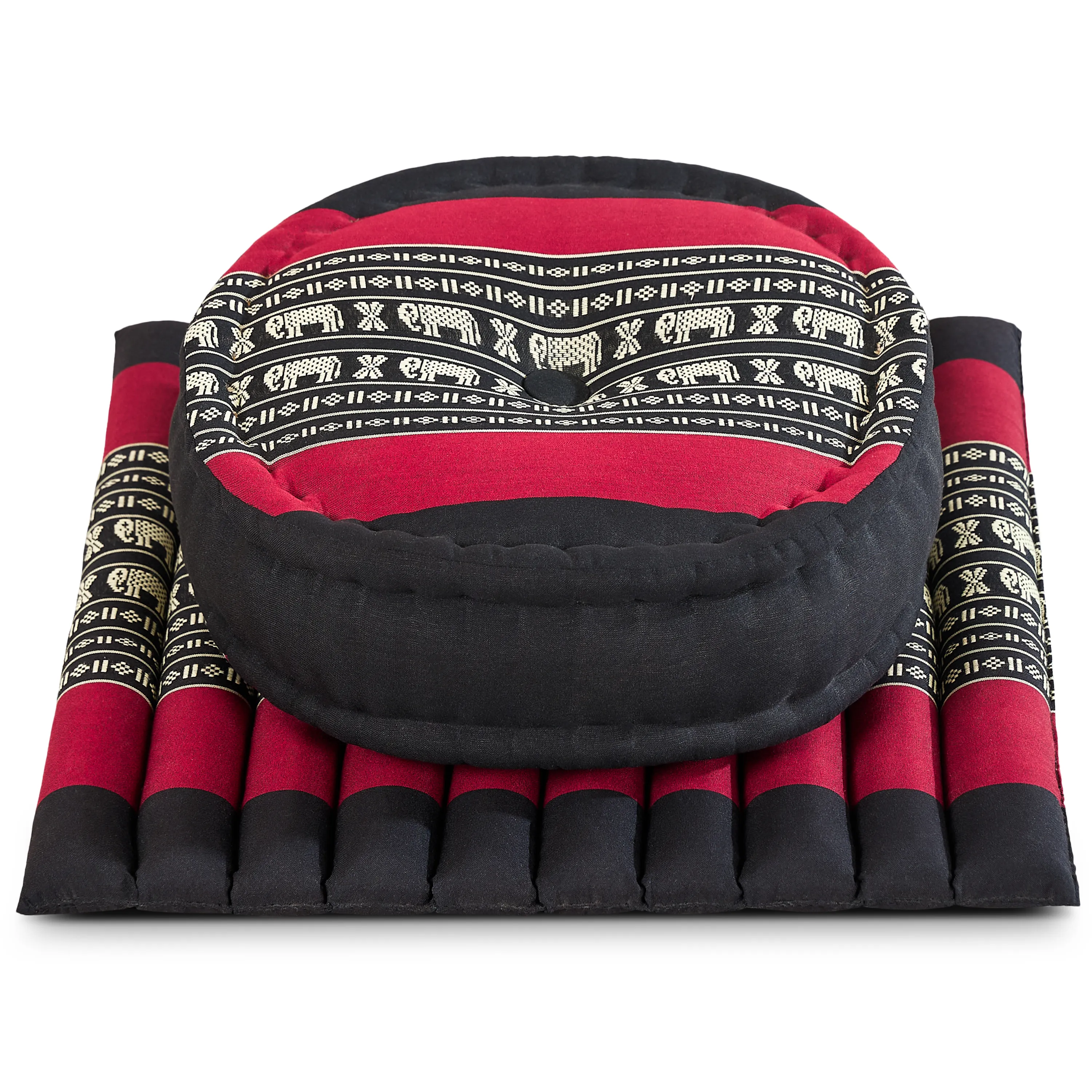 Kapok Meditationskissen Set L