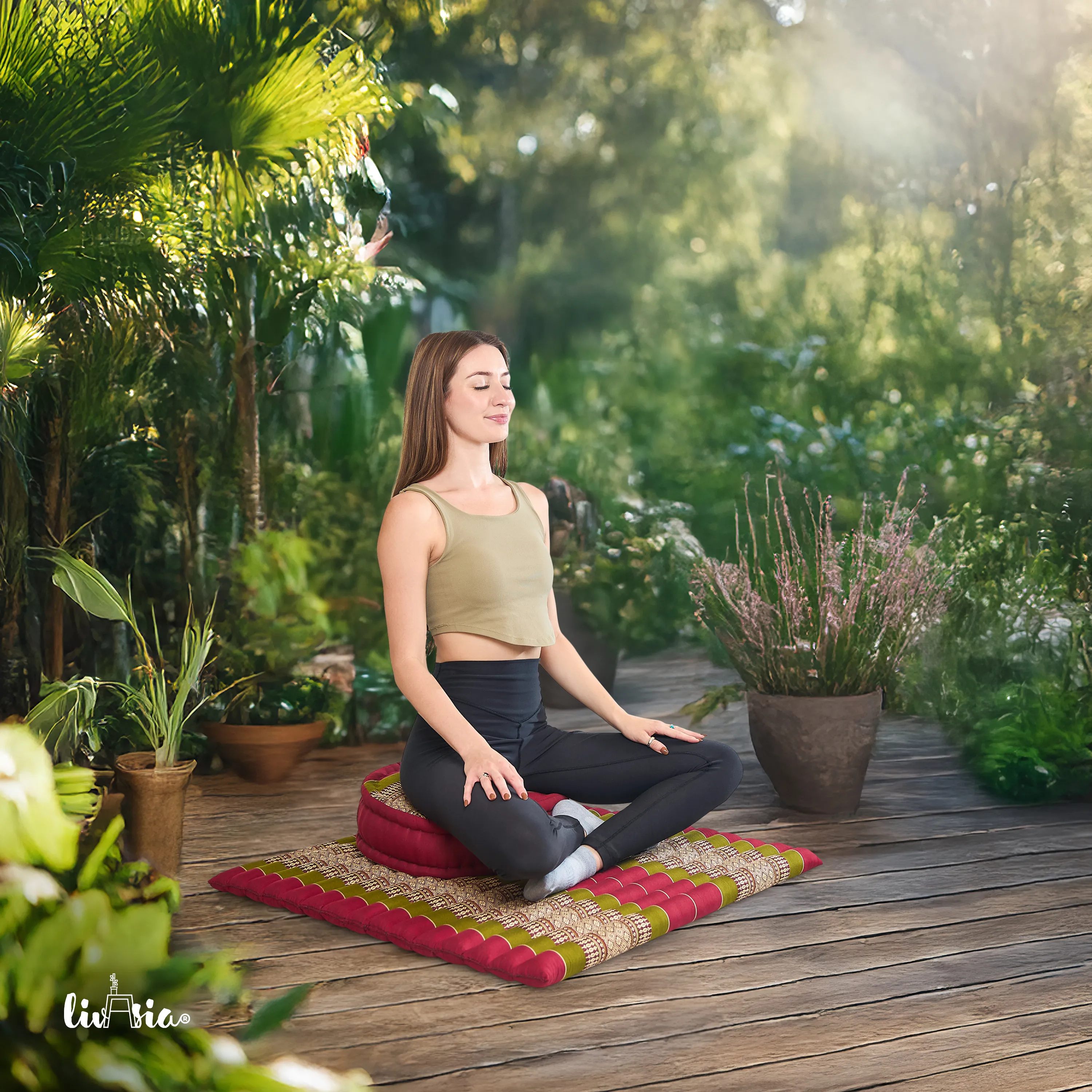 Kapok Meditationskissen Set XL