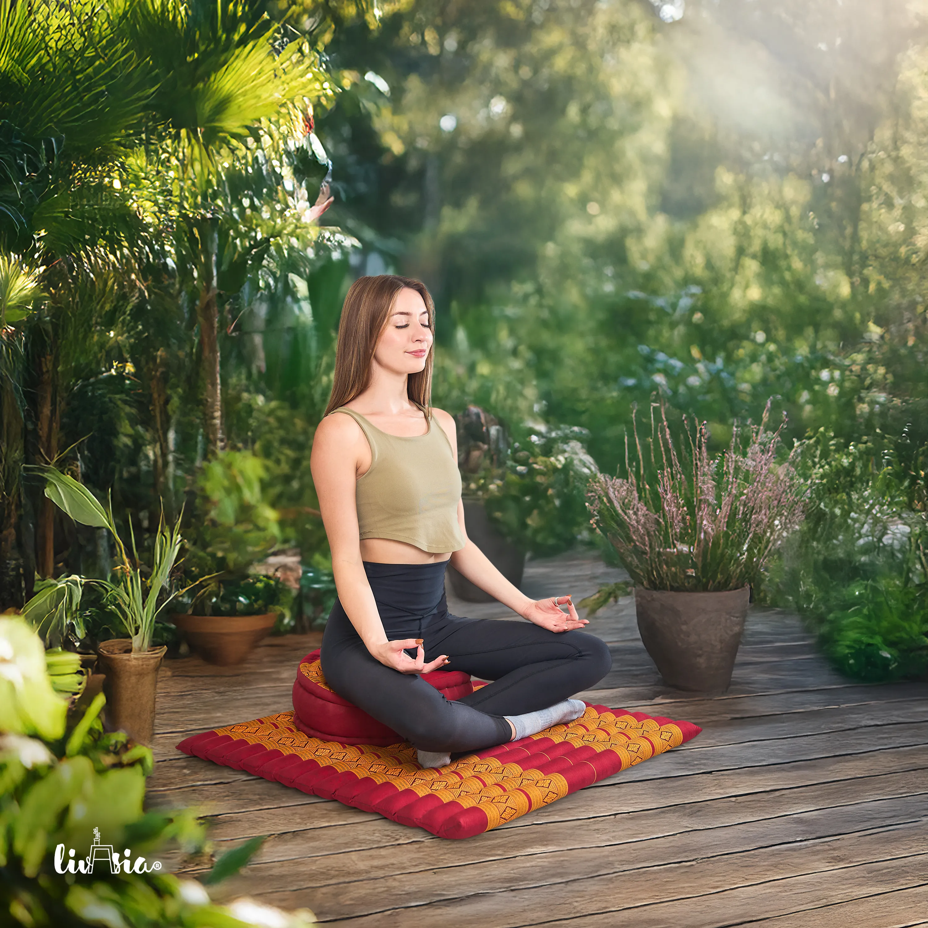 Kapok Meditationskissen Set XL
