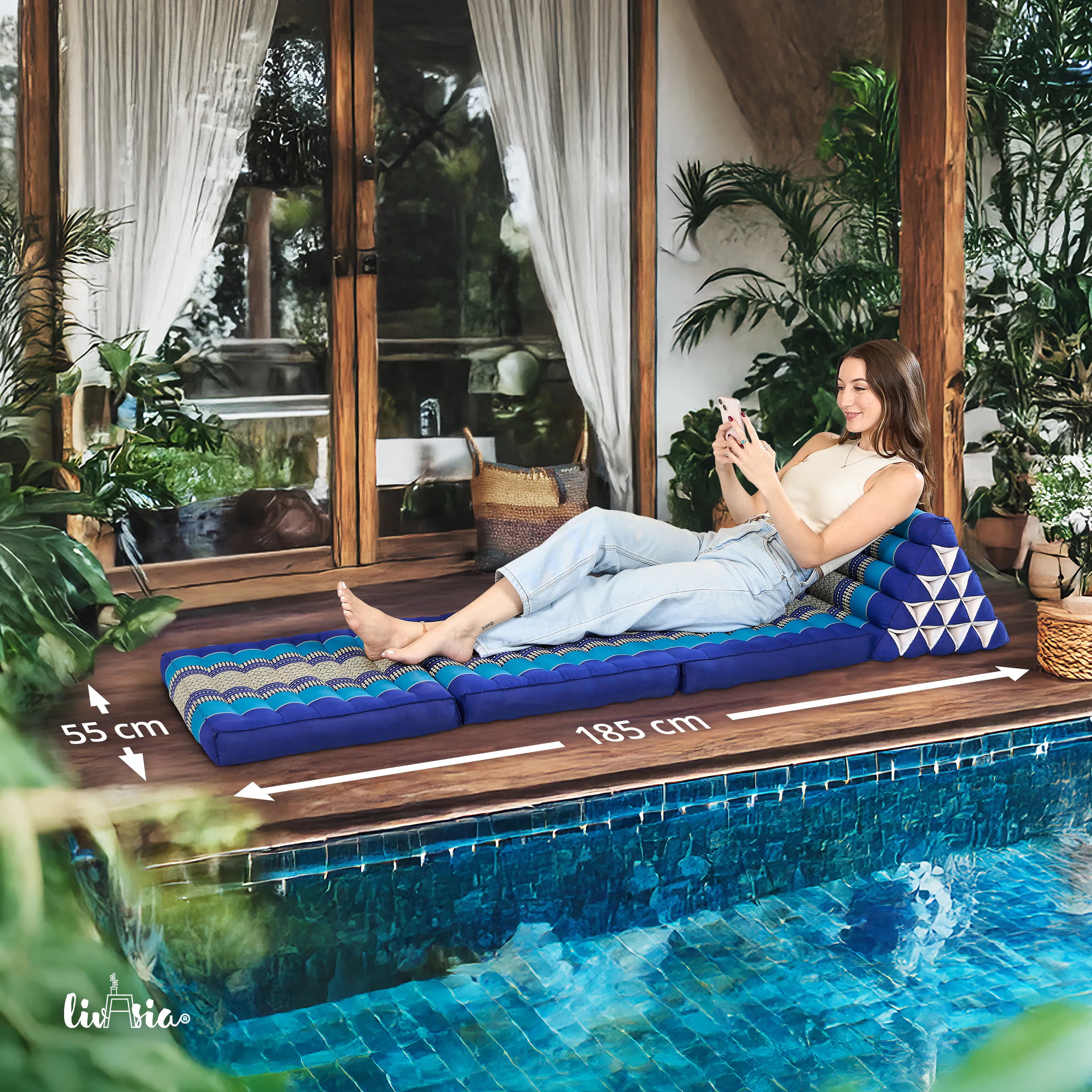 Kapok Thaikissen XXL hoch