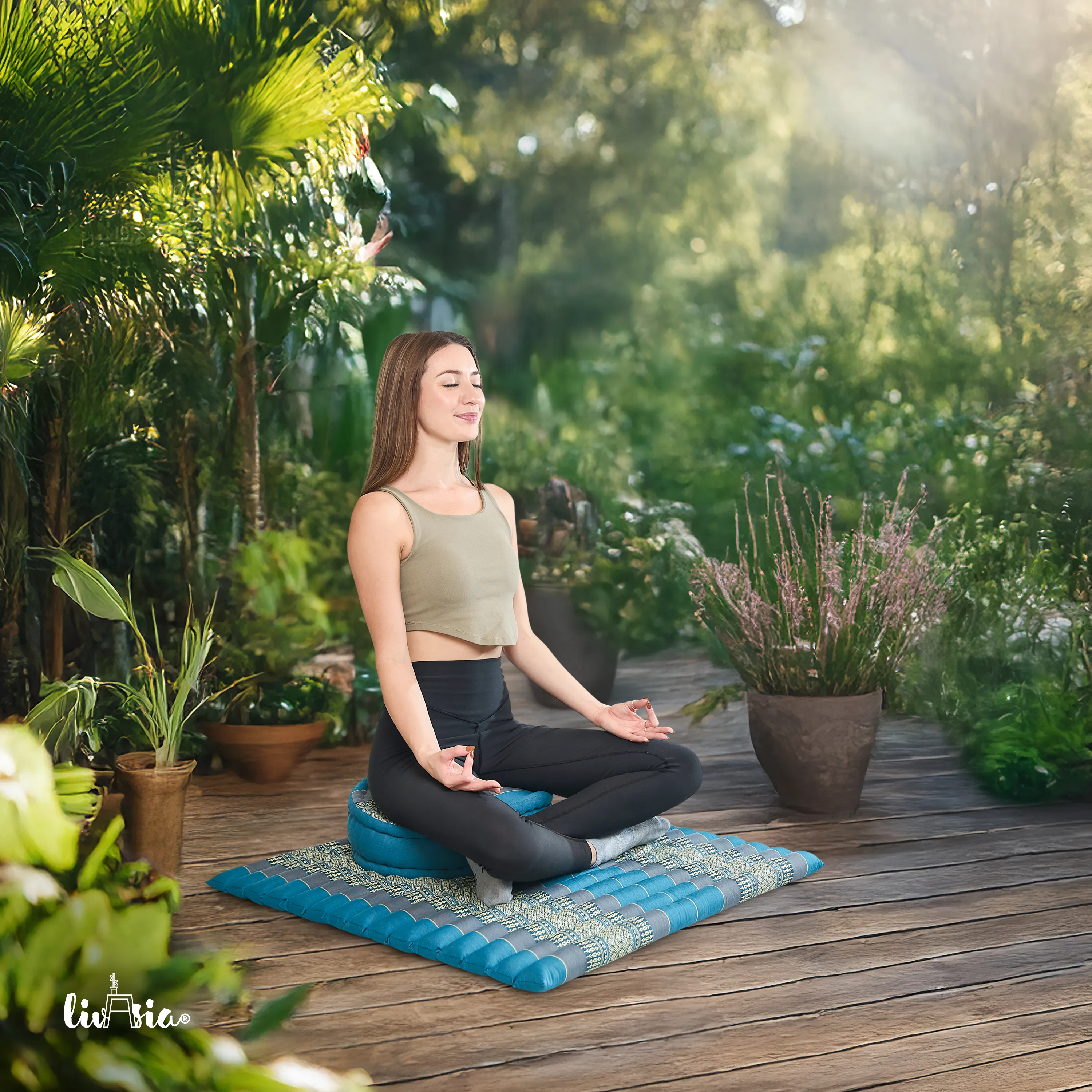 Kapok Meditationskissen Set XL