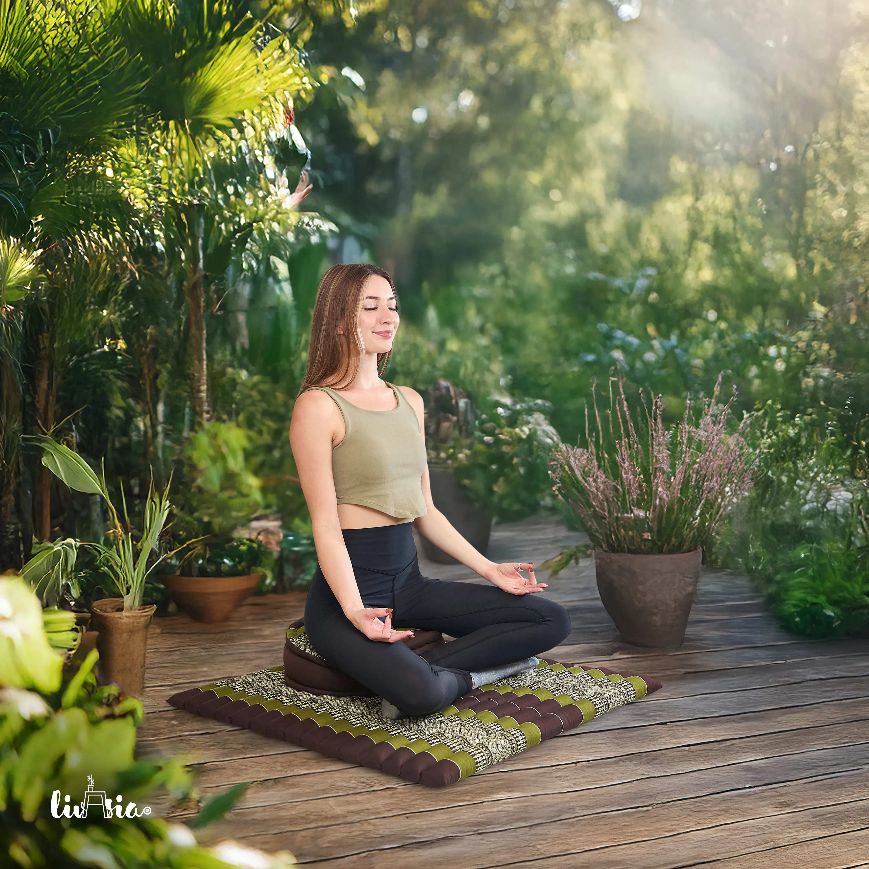 Kapok Meditationskissen Set XL