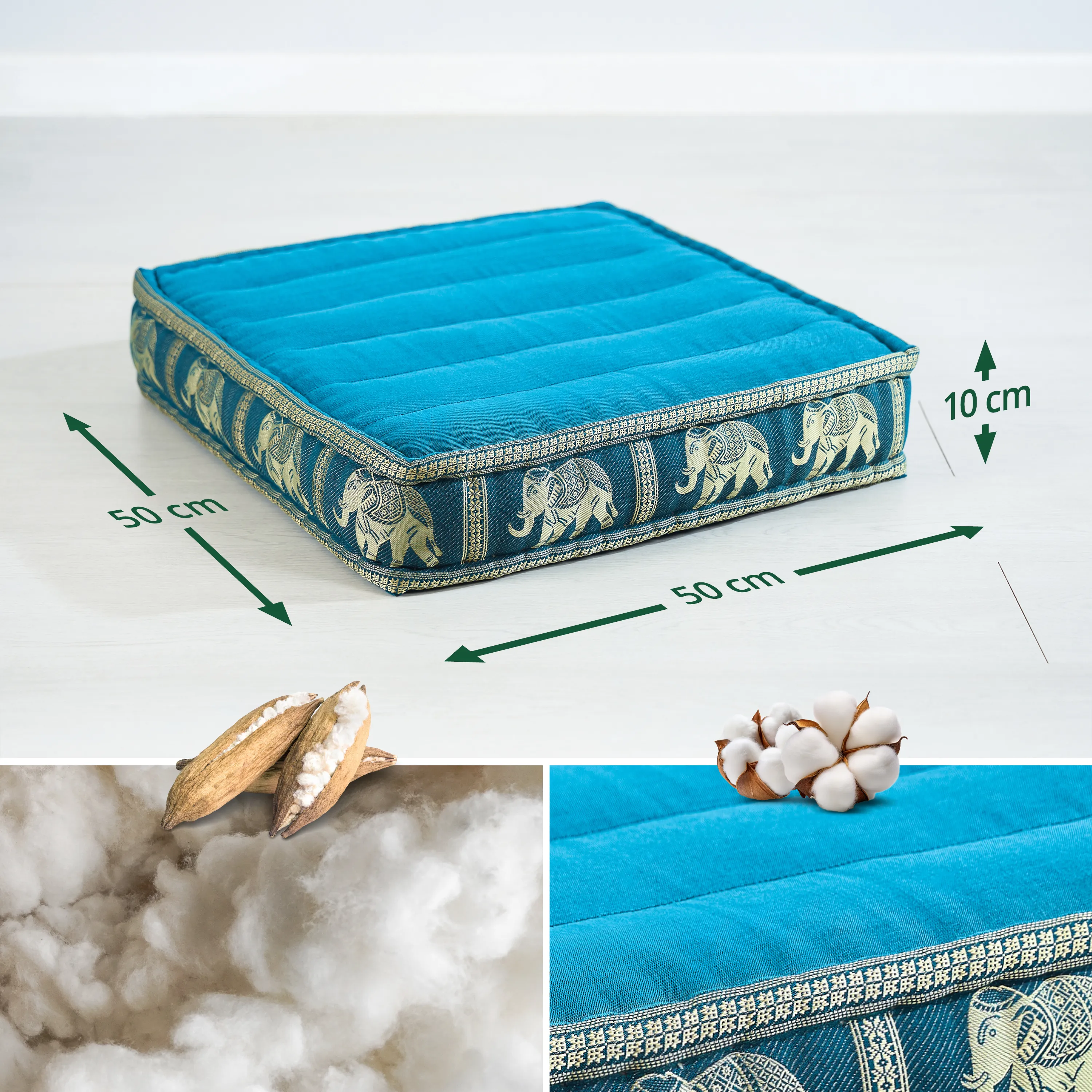 Kapok Bodensitzkissen, Deluxe