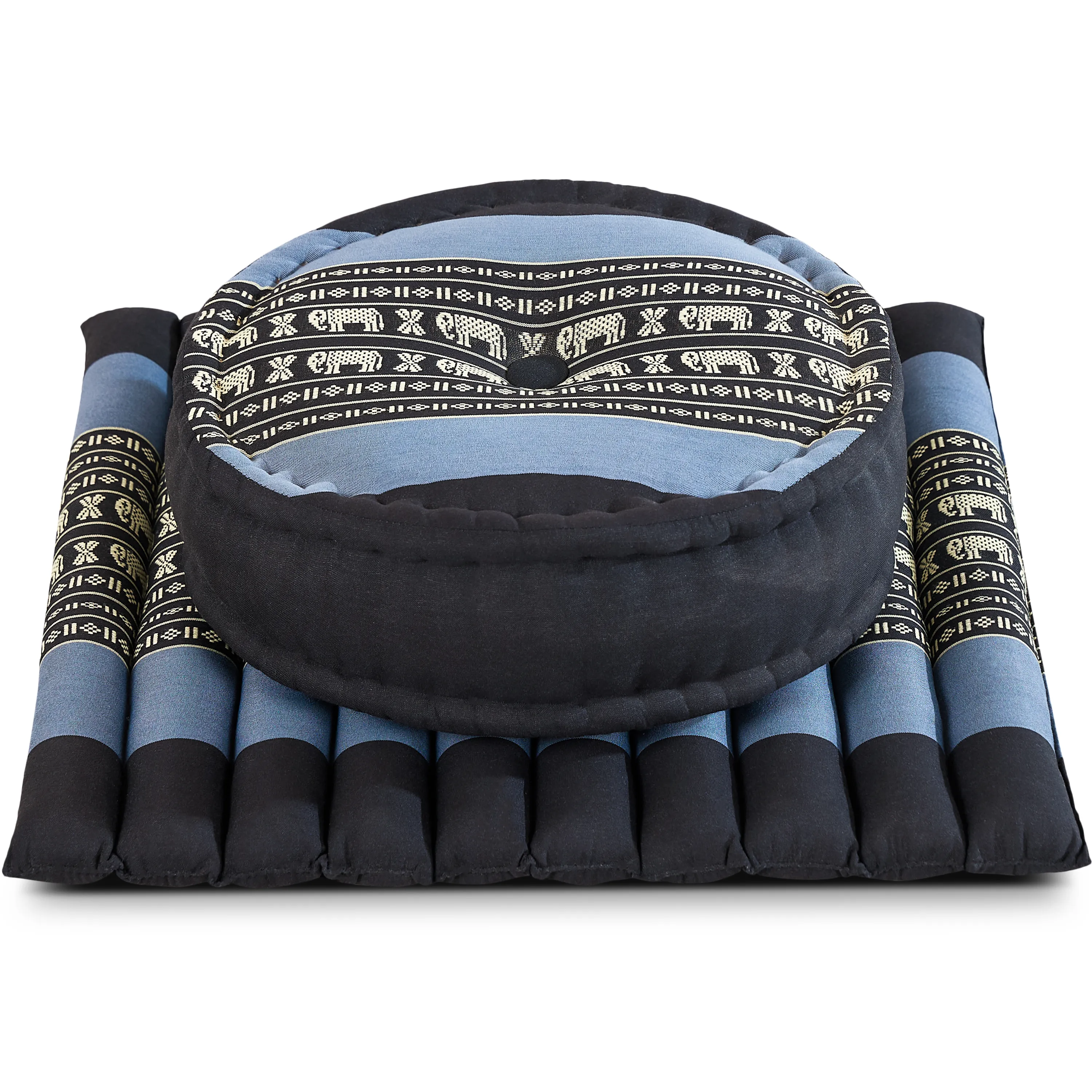 Kapok Meditationskissen Set L