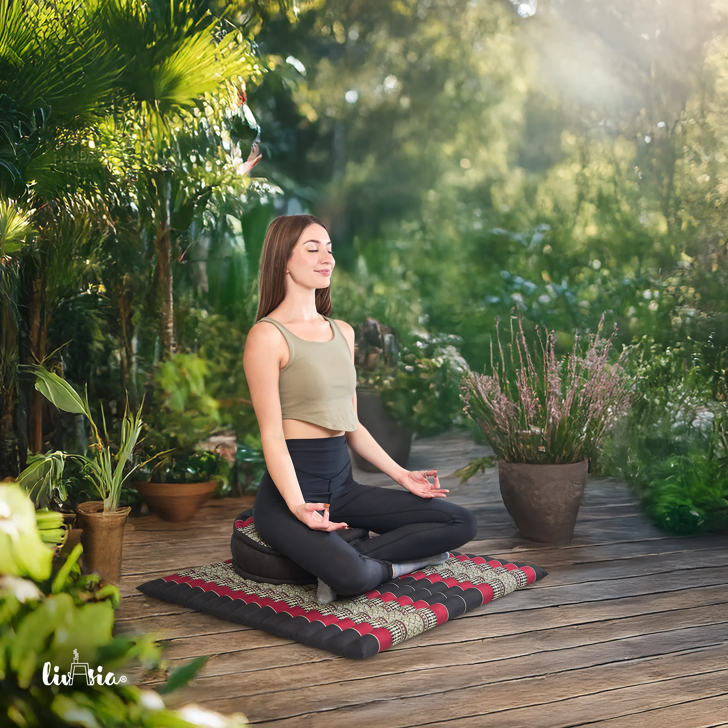 Kapok Meditationskissen Set XL