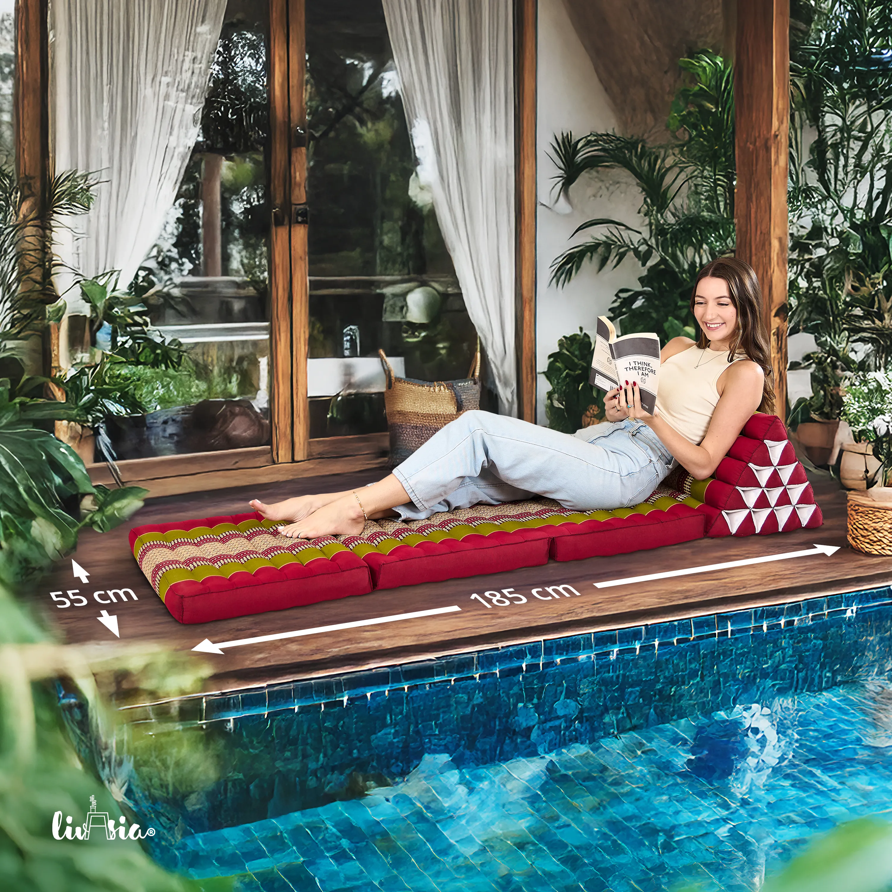 Kapok Thaikissen XXL hoch
