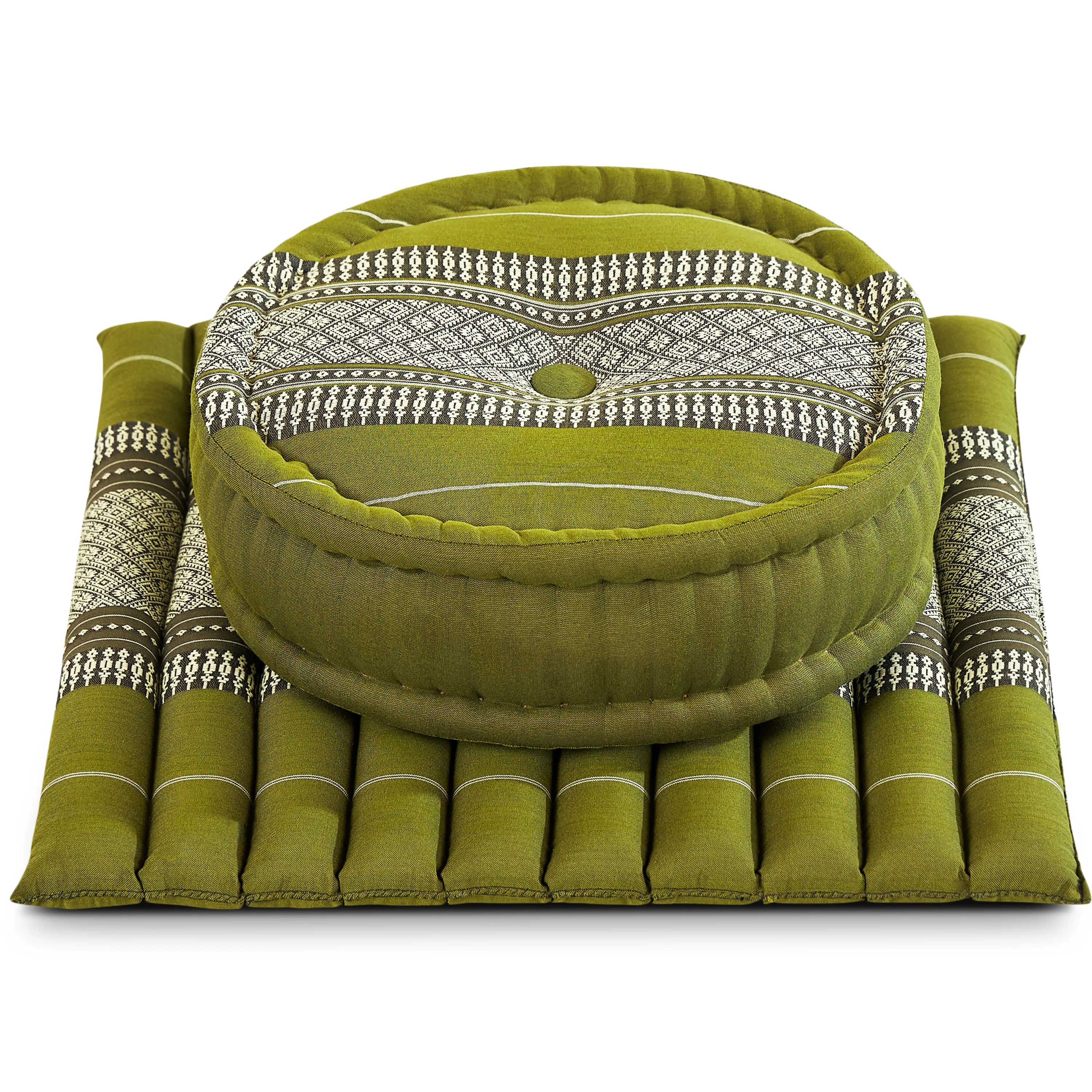 Kapok Meditationskissen Set L