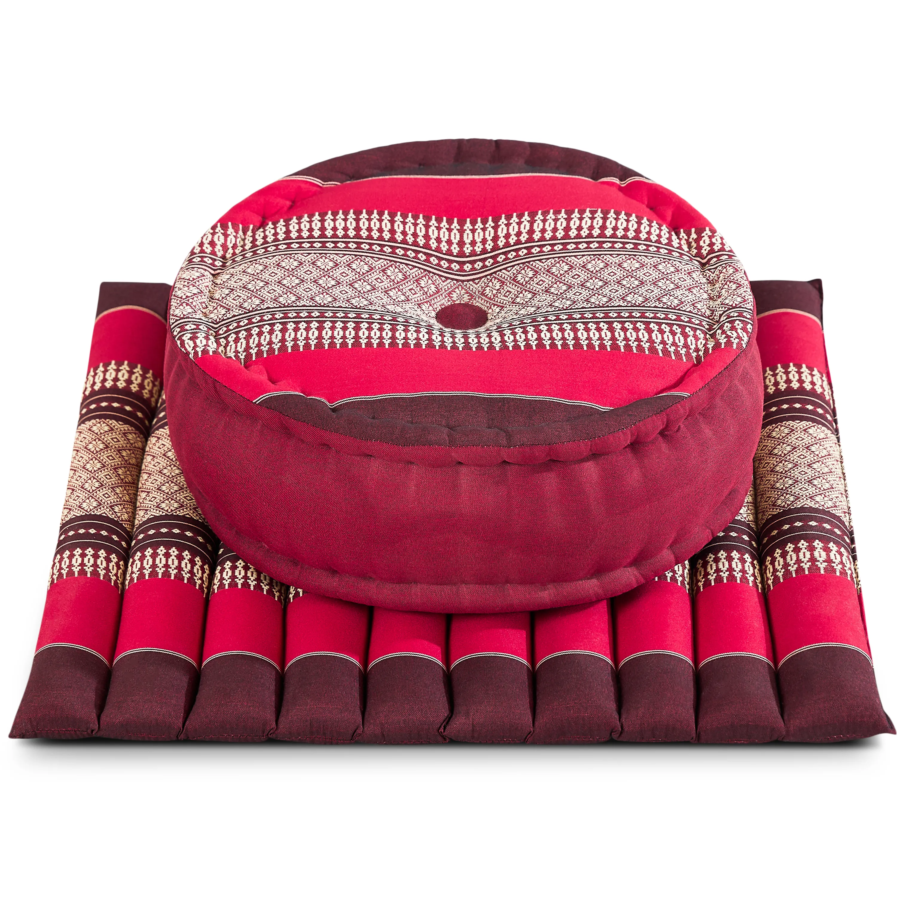 Kapok Meditationskissen Set L